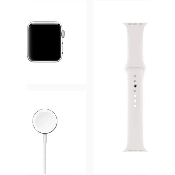 Apple Watch Series 3 with White Band 38mm